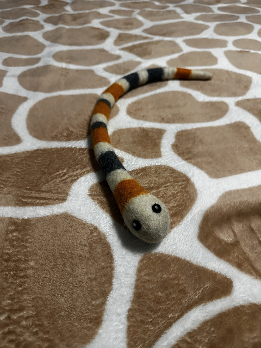 Handcrafted felt chew toys
