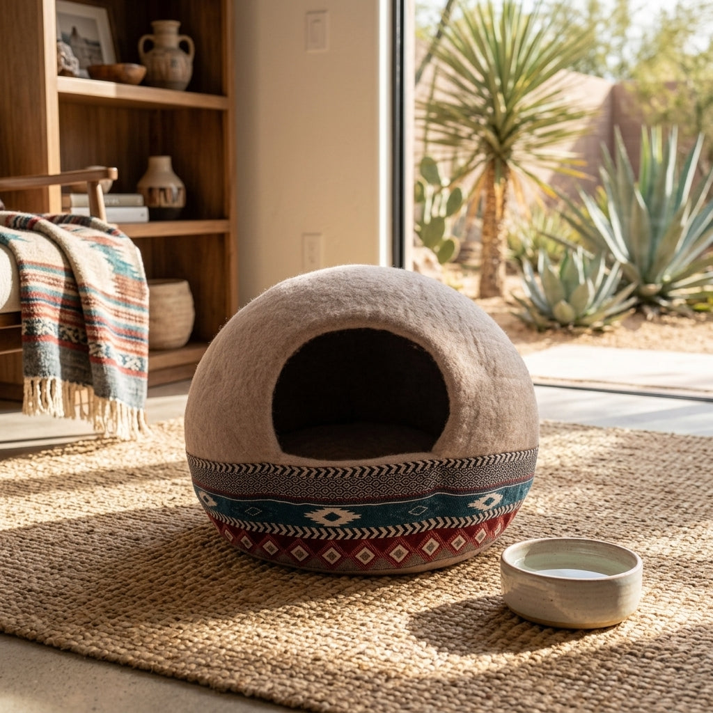 Wool Felt Cat Cave