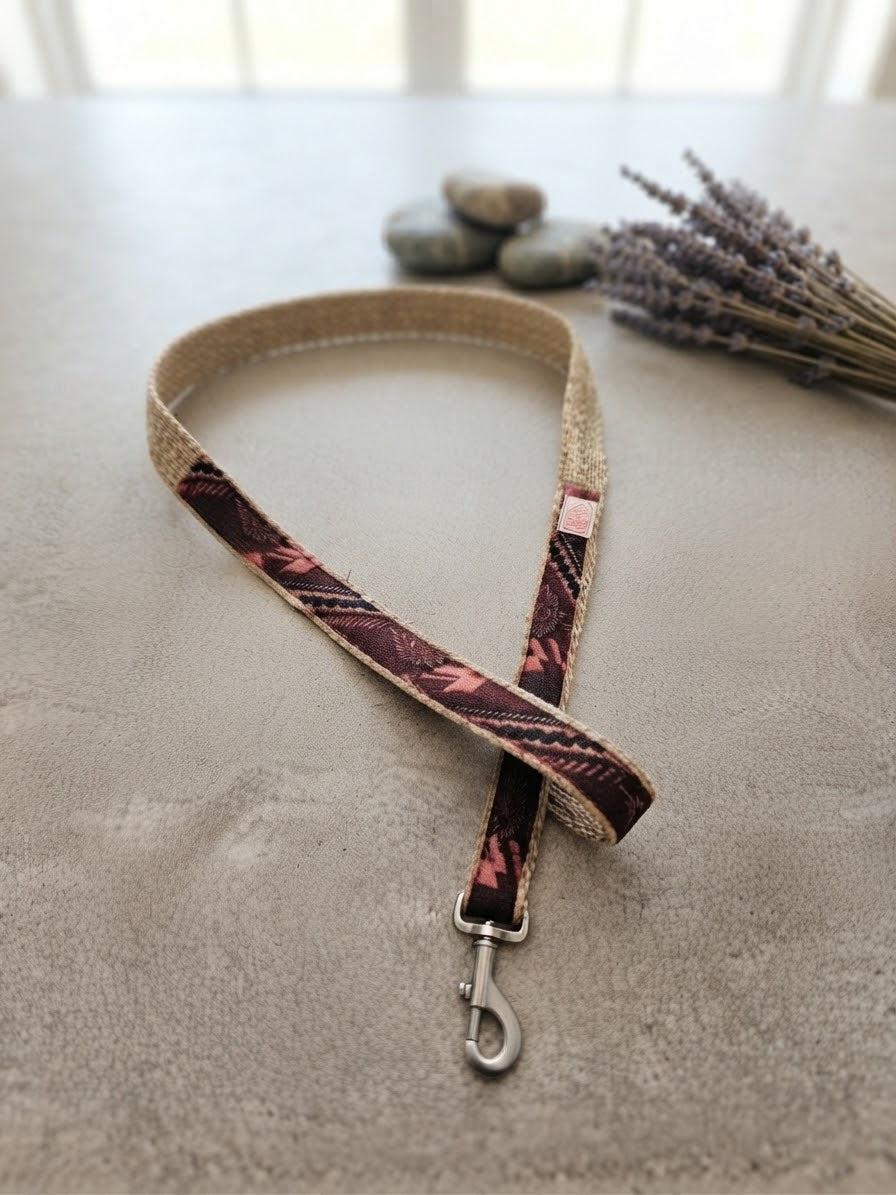 Hemp & Dhaka Dog Leash