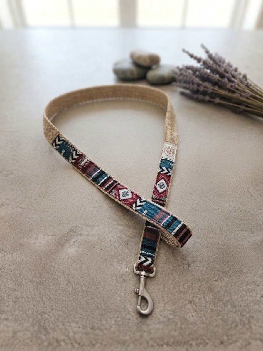 Hemp & Dhaka Dog Leash