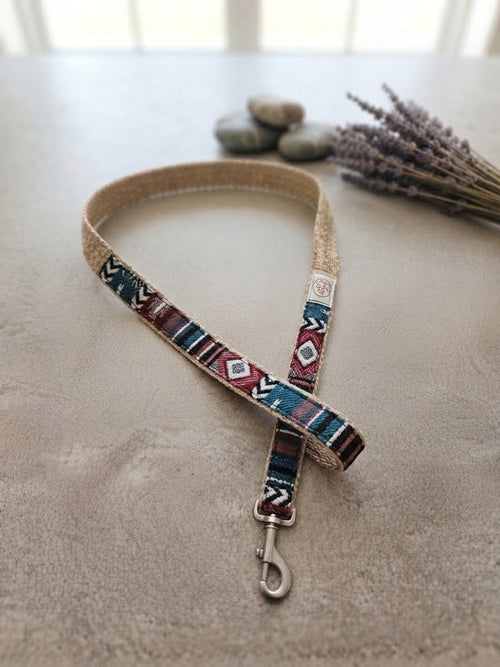 Hemp & Dhaka Dog Leash