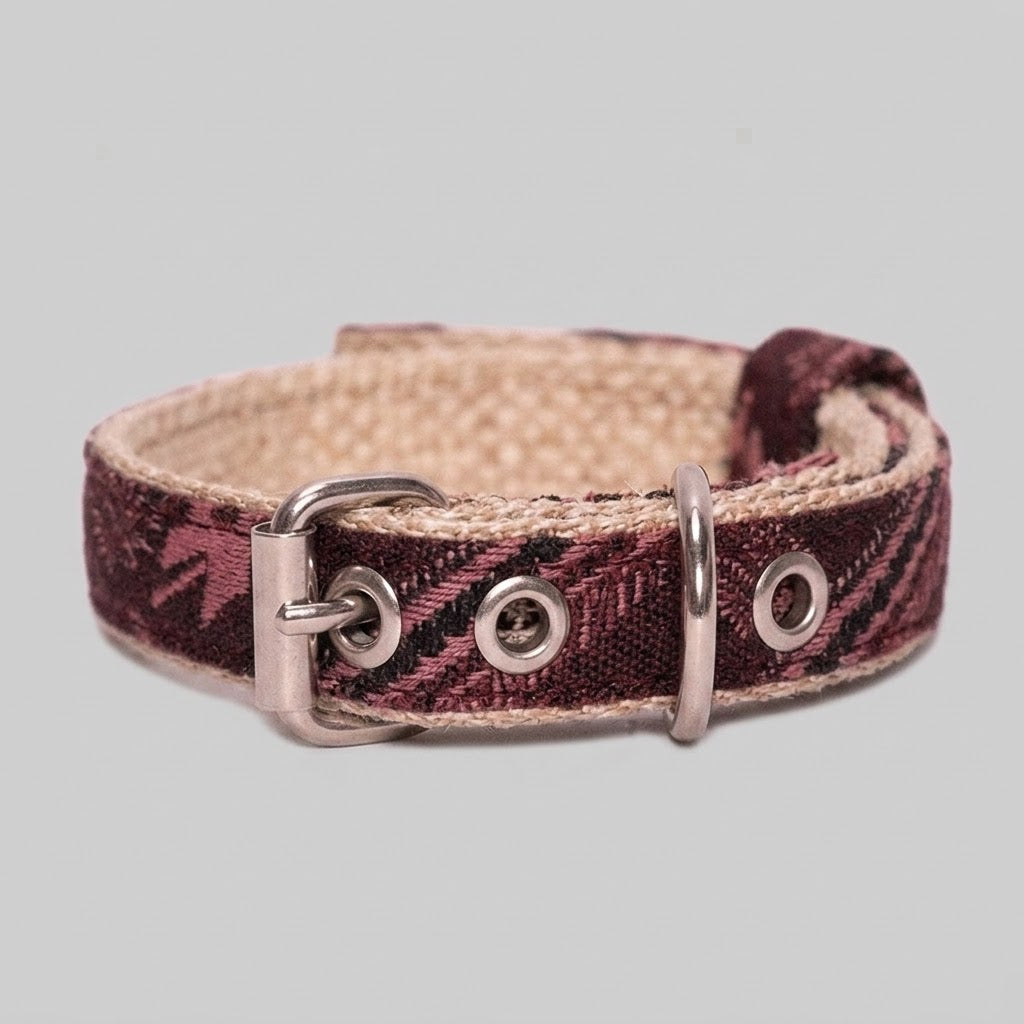 Hemp & Dhaka Pet Collar